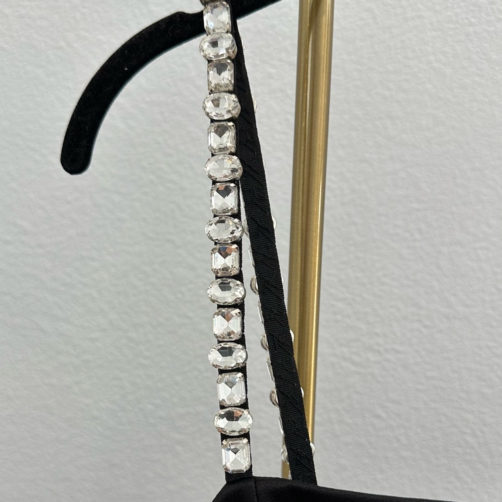 Alice + Olivia Rhinestone Strap Mini Dress - Picture 7 of 11